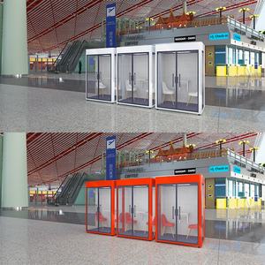 Portable Office Pod personnalisé insonorisation panneau acoustique bibliothèque d'aéroport intimité travail parler réunion cabine de salle insonorisée - Product Image 2