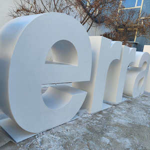 <span class=keywords><strong>Prix</strong></span> d'usine et haute qualité, lettres métalliques géantes 3D pour la publicité extérieure, debout sur le sol - Product Image 6