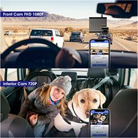 AZDOME C9 Pro cabine avant 1080p hd caméra de tableau de bord en temps réel dvr avec capacité GPS LTE sur connectivité Cloud caméra sim 4g