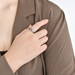 Heart Shape Titanium Steel <b>Ring</b> For Women Gold Black Silver Color Jewelry Gift Fashion <b>Rings</b> - Product Image 2