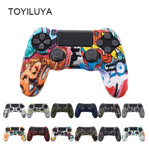 Vỏ Bọc Silicon <span class=keywords><strong>PS4</strong></span> Tùy Chỉnh Vỏ Bảo Vệ Cho Bộ Điều Khiển Sony Playtation 4 <span class=keywords><strong>PS4</strong></span> Cho <span class=keywords><strong>PS4</strong></span> Pro Slim - Product Image 2