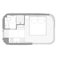 Maison modulaire personnalisée, capsule spatiale en conteneur, maison préfabriquée