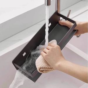 Single Carbon Steel Wall-Mounted Modern Kitchen Storage <b>Rack</b> 50cm Rust Resistant Hanging Knife Oil Salt Soy Sauce Vinegar <b>Rack</b> - Product Image 2