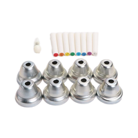 Ensemble de clochettes de bureau et de taille 8 notes, électrique, pour enfants, éducatif, musical, en métal, instrument de percussion, guitare, clavier