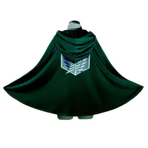 Best seller online shopping Fashion Anime no Kyojin Cloak Cape Clothes Cosplay Costume Fantasia Attack on Titan Plus