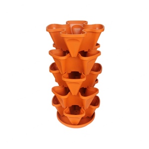 Pots à fraises en plastique empilables pour l'agriculture verticale - Product Image 3