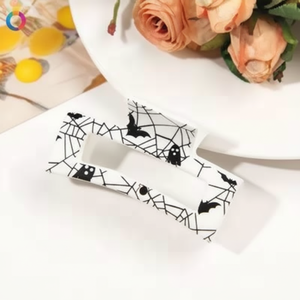 Vendita calda di tendenza in stile Vintage coreano forcine per capelli da donna carino con fiocco a farfalla 5cm acrilico metallo all'ingrosso per ragazze - Product Image 1