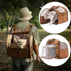 Expandable <b>Backpack</b> <b>Cat</b> <b>Cat</b> Travel Large Capacity Pet Bag Car Dog Bag Pet Travel <b>Backpack</b> - Product Image 4