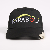 OEM personalizado para hombre 5 Panel sombrero poliéster bordado Logo gorra de béisbol con abrebotellas