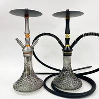 Offre Spéciale – Kit Chicha Arabe Personnalisé avec Logo sur Bouteille en Verre et 2 Tuyaux