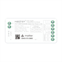 Contrôleur Miboxer SMZ2 2,4 GHz avec variateur LED 12-24 V CC, portée 30 m, 2-en-1 (Matter via Thread + 2,4 GHz), max 12 A
