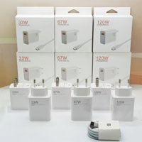 Vente en gros d'adaptateurs de charge rapide QC3.0 33W 67W 120W avec prise US EU, chargeur de téléphone portable, tablette, chargeur USB universel