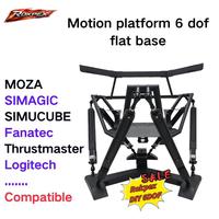Plataforma de Movimiento para Simulador de Carreras Profesional, Simulador de Carreras de Autos 6Dof con Silla