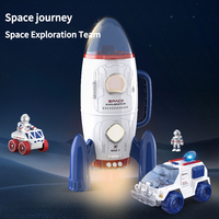 Jouets spatiaux pour enfants Hot Toys, modèle de fusée spatiale, voiture d'exploration, navette, modèle d'astronaute, puzzle d'exploration spatiale