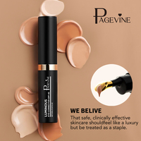 PAGE VINE Palette de correcteurs pour les yeux mat populaire Formes liquides de blanchiment avec logo personnalisé Maquillage naturel de la peau