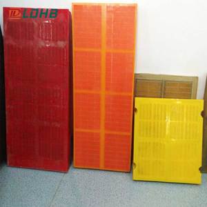 ยูรีเทนยางสั่นหน้าจอตาข่ายแผ่นตะแกรง Dewatering Pu ตาข่ายหน้าจอ - Product Image 6