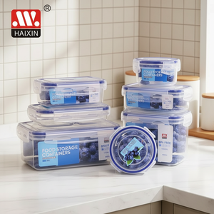 <span class=keywords><strong>Set</strong></span> di 7 Contenitori per Organizzare Dispensa, Frutta, Verdura e Alimenti Freschi, Senza BPA, Organizzatori per Frigorifero in Plastica - Product Image 1