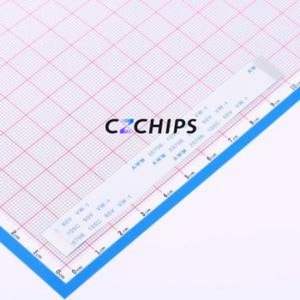 BX-FFC0.5-T-10048-22P FFC Cable (Flexible Flat Cable) P=0.5mm Connector 22P 0.5mm Non-Inverting 10cm - Product Image 1