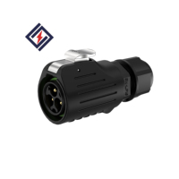 Connecteur circulaire en plastique étanche IP67 Push-Pull LP16 2 3 broches pour alimentation électrique, directement de l'usine