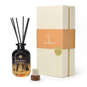 Household aromatherapy toilet living room odor removal incense wood reed diffuser color rattan fragrant oil stick