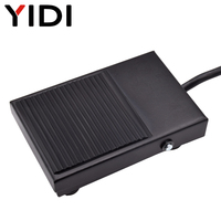 Interrupteur à pédale électronique YIDI TFS-1 étanche 12V 220V CE pour câble de 10m, 1NO 1NC, momentané, SPDT, antidérapant, interrupteur à pédale d'alimentation