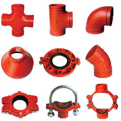 Nhà Máy Bán buôn phụ kiện đường ống rãnh vật liệu sắt dễ uốn FM <span class=keywords><strong>ul</strong></span> khớp nối cứng nhắc cho phòng cháy chữa cháy - Product Image 3