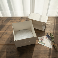 Vente directe d'usine, boîte à gâteau blanche carrée durable facile à démonter