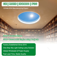 Lampe intelligente pour salon, bureau, salle de bain, avec lumière naturelle, effet de ciel bleu transparent artificiel