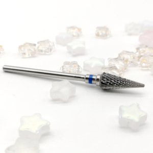 Fraise à ongles conique en acier au tungstène à coupe transversale, faible bruit, tête de ponçage légère, professionnelle pour salon de manucure - Product Image 2