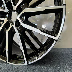 Jantes Mingyue Flow Forming noires usinées pour BMW Série 3, <span class=keywords><strong>5</strong></span>, 7, F40, F44, F15, 19 et 20 pouces, entraxes 5x112 et 5x120, jantes décalées pour voitures particulières <span class=keywords><strong>56</strong></span> - Product Image 4
