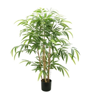 Arbre en bambou artificiel <span class=keywords><strong>porte</strong></span>-<span class=keywords><strong>bonheur</strong></span> en pot, 120 cm de haut, <span class=keywords><strong>plante</strong></span> artificielle <span class=keywords><strong>d</strong></span>'<span class=keywords><strong>intérieur</strong></span> pour la maison, le bureau, le salon, l'entrée - Product Image 1