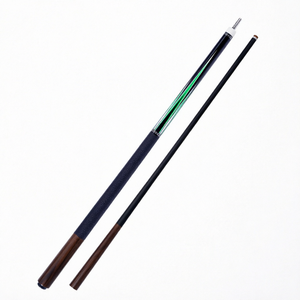 Taco de billar de fibra de carbono de 58 pulgadas con unión central, taco de billar de 2 piezas con punta de 13 mm y eje de grafito para snooker - Product Image 1