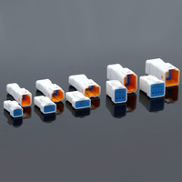 Conector PCB Jiefond Serie JST IP65 Impermeable, Contactos de Cobre Estañado de 6 Pines, Corriente Nominal de 3A, 06T-JWPF-VSLE-S Macho/Hembra
