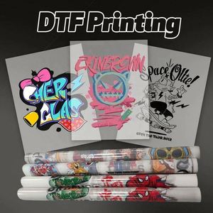 Impression de films DTF, designs DTF prêts à être pressés, film PET pour transfert thermique pour tissus DTF - Product Image 4