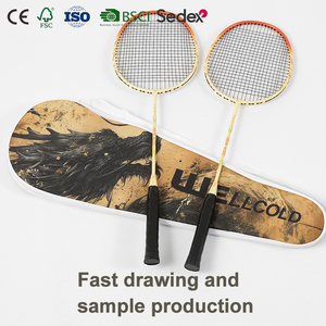 <span class=keywords><strong>Raquette</strong></span> de badminton de qualité scolaire avec manche en acier et tête en aluminium pour l'entraînement des clubs sportifs - Offre en gros - Product Image 1