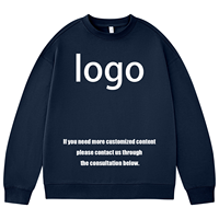 Hauts en molleton bouclette coupe ample style streetwear, imprimés personnalisés, vêtements décontractés pour la vente en gros – Sweats à capuche et pulls molletonnés pour hommes