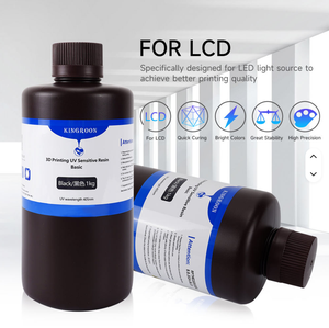 Resina para Impresora <span class=keywords><strong>3D</strong></span> de Fotopolímero Estándar con Cualificaciones de Exportación Completas <span class=keywords><strong>KINGROON</strong></span>, Curado UV de 405 nm, 8K/12K/14K Saturn DLP LCD - Product Image 2