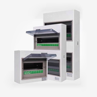 Boîtier de distribution CHINT PZ30G 36 voies à montage encastré, 3 phases, blanc, 100A, IP20, en plastique et métal