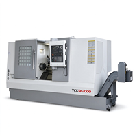 Machine-outil CNC à lit incliné robuste haut de gamme chinoise, tour horizontal automatique Z-MaT Airworthiness Mini TCK56-1000 GSK
