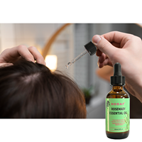 Huile Essentielle de Romarin Bio Premium pour la Repousse des Cheveux, les Soins de la Peau, le Soulagement du Stress, l'Amélioration de la Mémoire et les Mélanges pour Diffuseurs