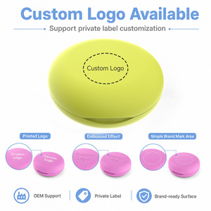 Boîte <span class=keywords><strong>de</strong></span> rangement portable pour aligneurs dentaires ronds avec miroir et fermeture magnétique, pour prothèses dentaires, protège-dents et appareils orthodontiques - Product Image 5