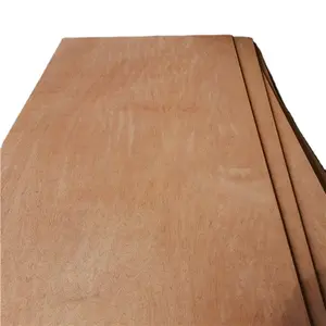 4mm okoume wood veneer door skin plywood / mahogany veneer door skin