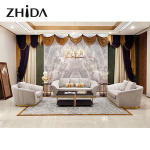 Muebles modernos para el hogar, diseño de estilo europeo, ligeros, de lujo, para sala de estar, 1, 2 y 3 asientos, conjunto de sofás con diseños - Product Image 2