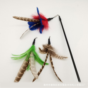 ของเล่นแมวแบบแท่งขนนก ของเล่นแมวแบบสปริง ของเล่นแมวแบบมือถือขนาดเล็ก ของเล่นแมวแบบมีสปริงในตัว ผลิตในจีน SF160107 2 - Product Image 4