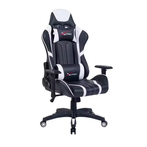 Fauteuil de jeu inclinable en cuir personnalisé avec logo, réglable, pour ordinateur et course, vente en gros - Product Image 1
