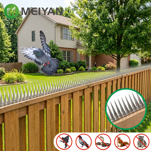 Barrière anti-écureuils flexible en acier inoxydable pour troncs d'arbres et tuyaux d'évacuation, bande de pointes de sécurité anti-escalade - Product Image 6