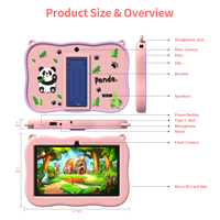 Tablettes de jeu pour enfants 7 pouces Android 13 tablettes tablettes éducatives enfants avec fente pour carte Sim incassable enfants tablette Pc