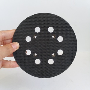 Abrasive 125mm <strong>Hook</strong> <strong>and</strong> <strong>Loop</strong> Polishing Buffing Replacement Sanding Backing Pads Hand Sanding Pad - Product Image 2