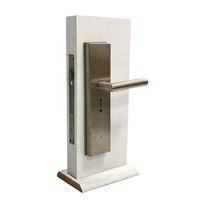 Serrure antivol intelligente pour portes en verre, aluminium et acier avec déverrouillage par clé et réseau IP, stockage cloud