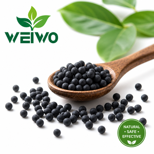 Engrais organique granulé WEIWO noir à libération lente pour légumes verts - Product Image 1